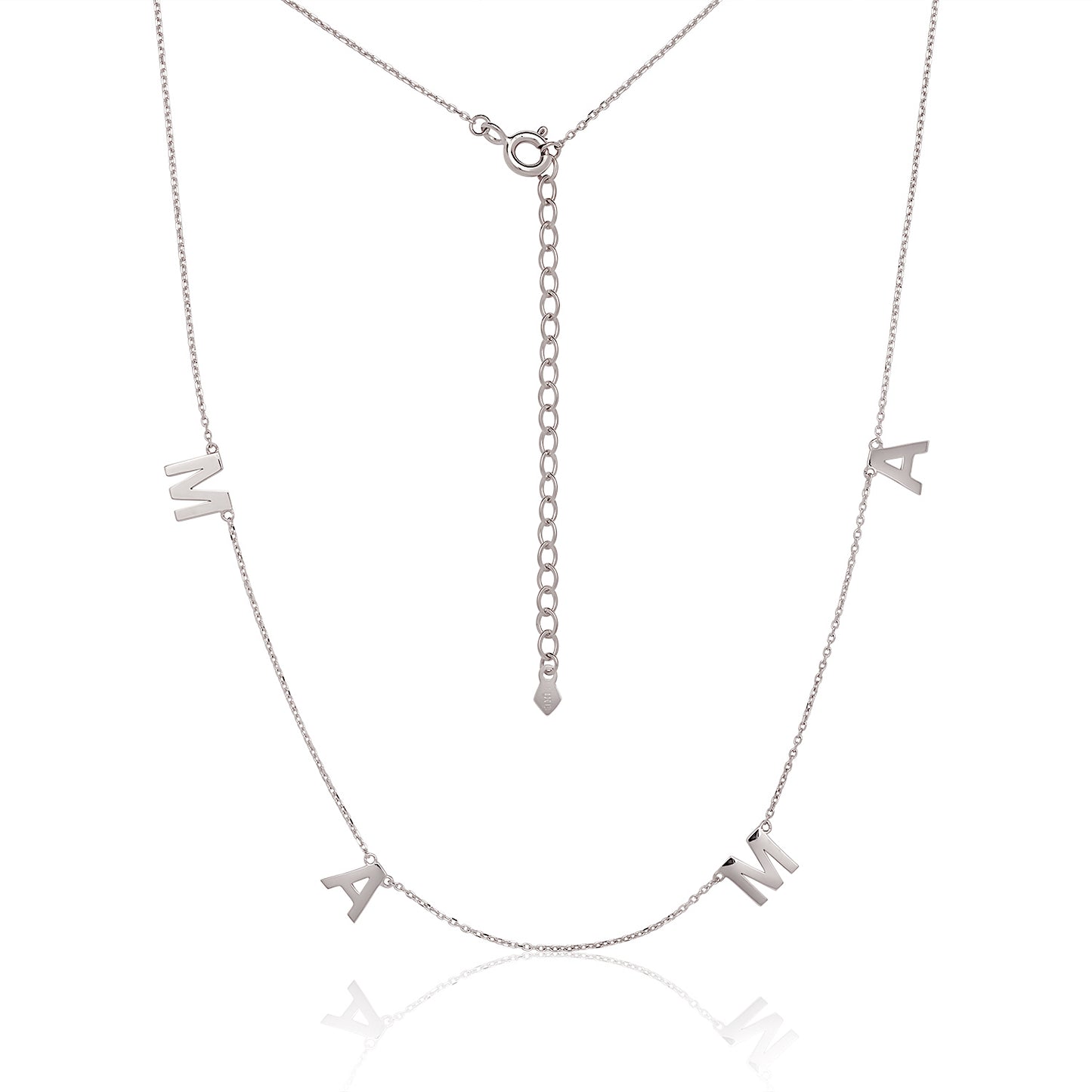 14K Solid Gold MAMA Necklace