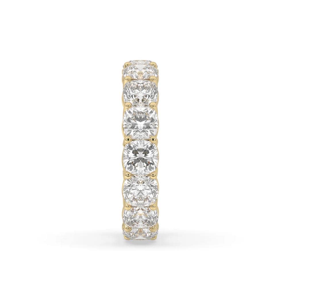 3ct Round Lab-Grown Diamond Eternity Band | E-F Color • VVS-VS Clarity | 14K Solid Gold | Elegant Wedding, Anniversary, or Stacking Ring