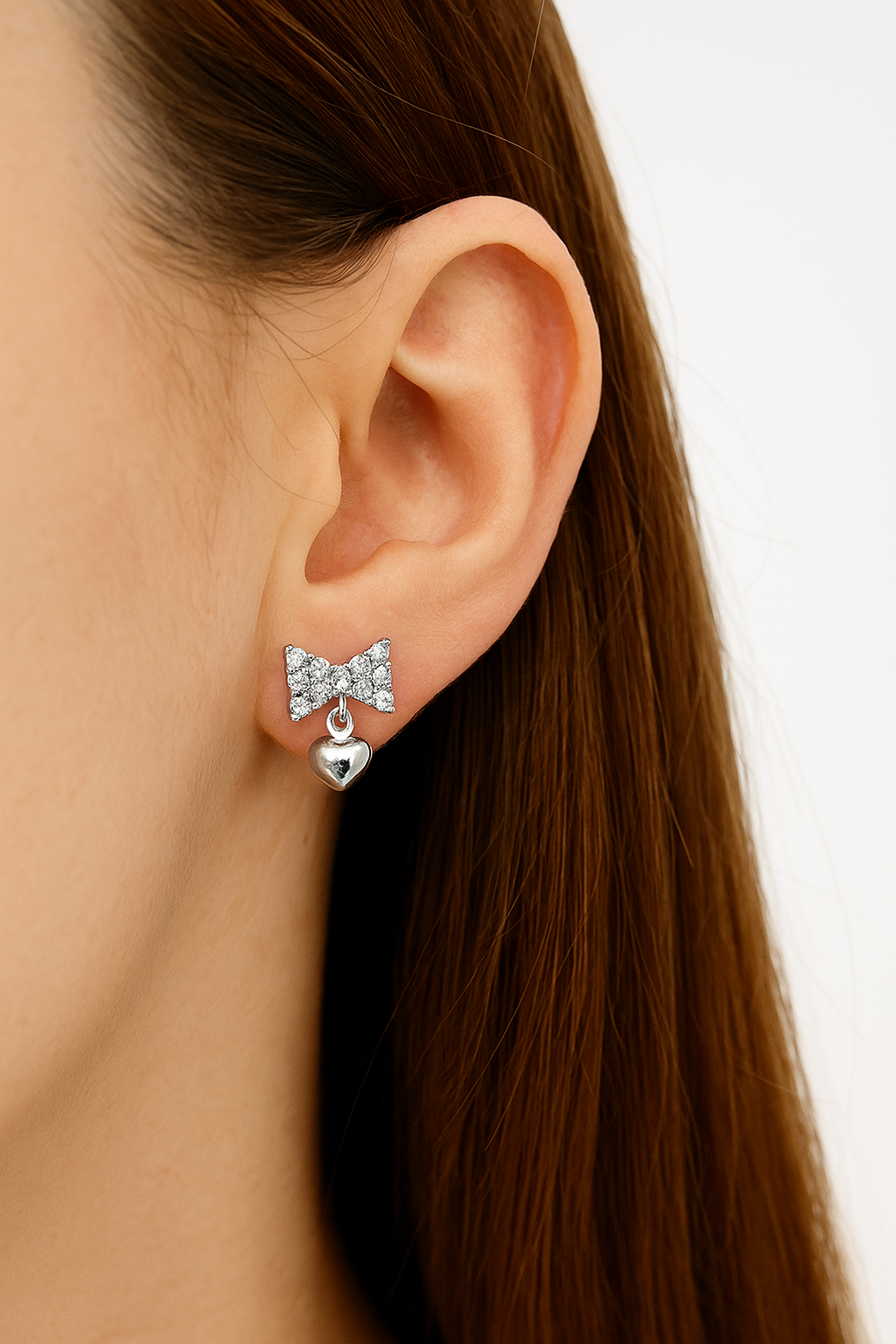 14K Pure Solid Gold Bow Studs | 14K Gold Bow Earrings | Bow Studs | Ribbon Bow Pair Of Earrings