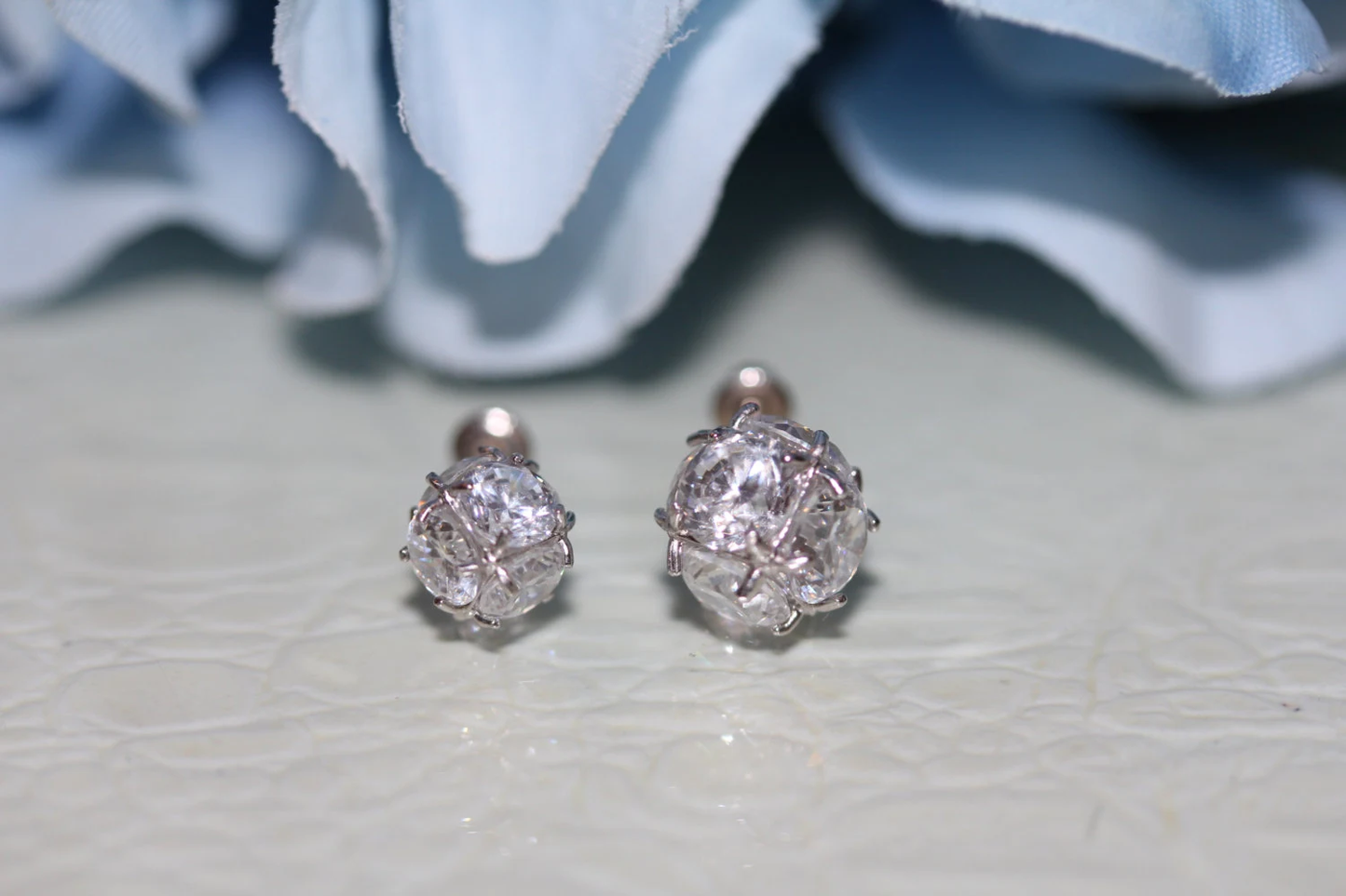 14K Solid Gold Ball Stud Earring | Ball Stud | Trendy Ball Studs | Round Created Ball Studs