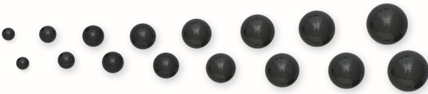 14K Solid Gold Black Onyx Ball Studs- Pushbacks- Black Onyx Sphere Ball Studs