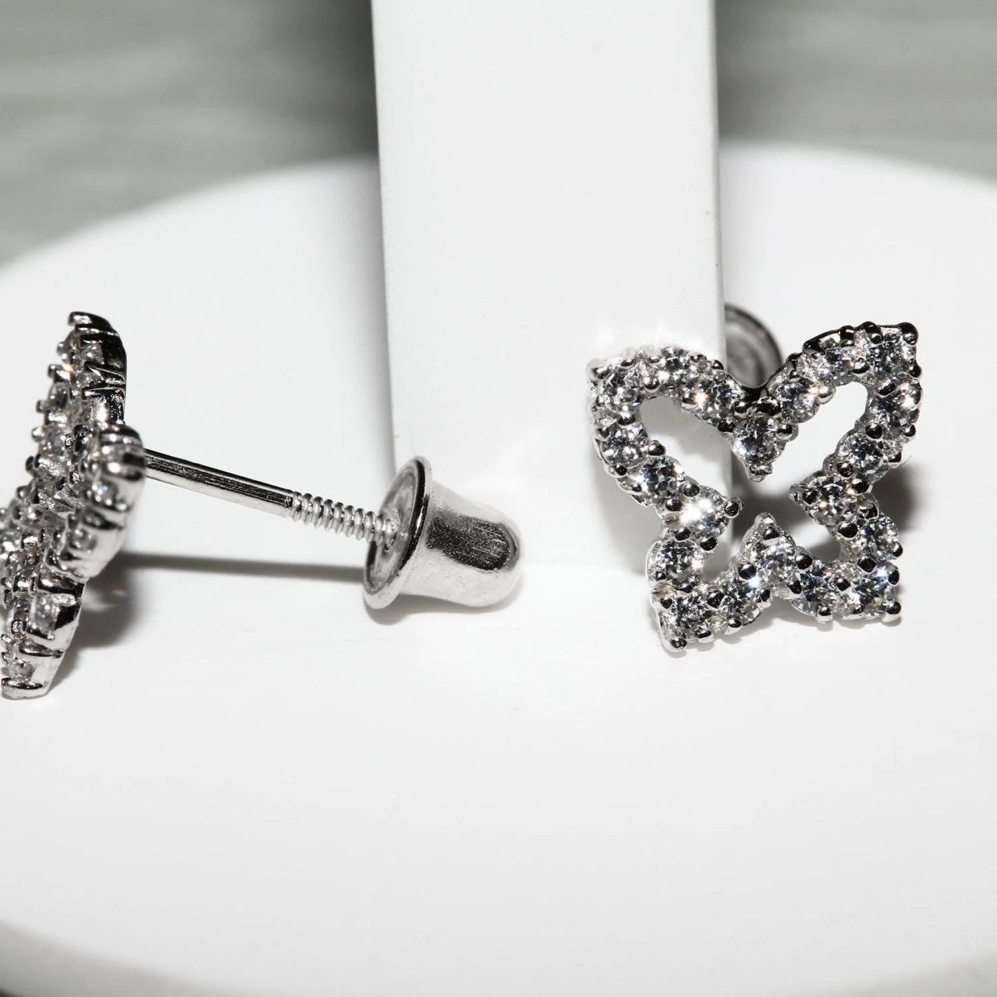 14K Gold Butterfly Studs | 14K Gold Children Butterfly Stud Earrings | Darling 14K Gold Butterfly Earrings | 7.5mm