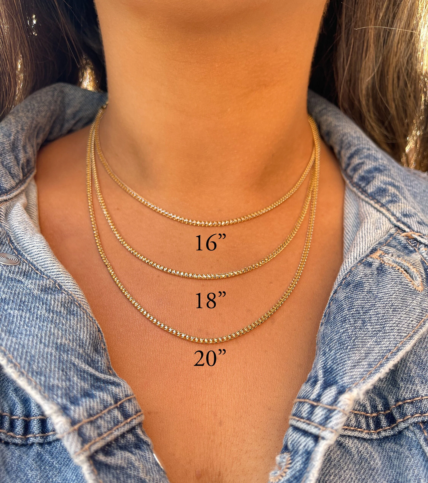 Trendy 14K Solid Gold Pineapple Chain • Solid Gold Chain