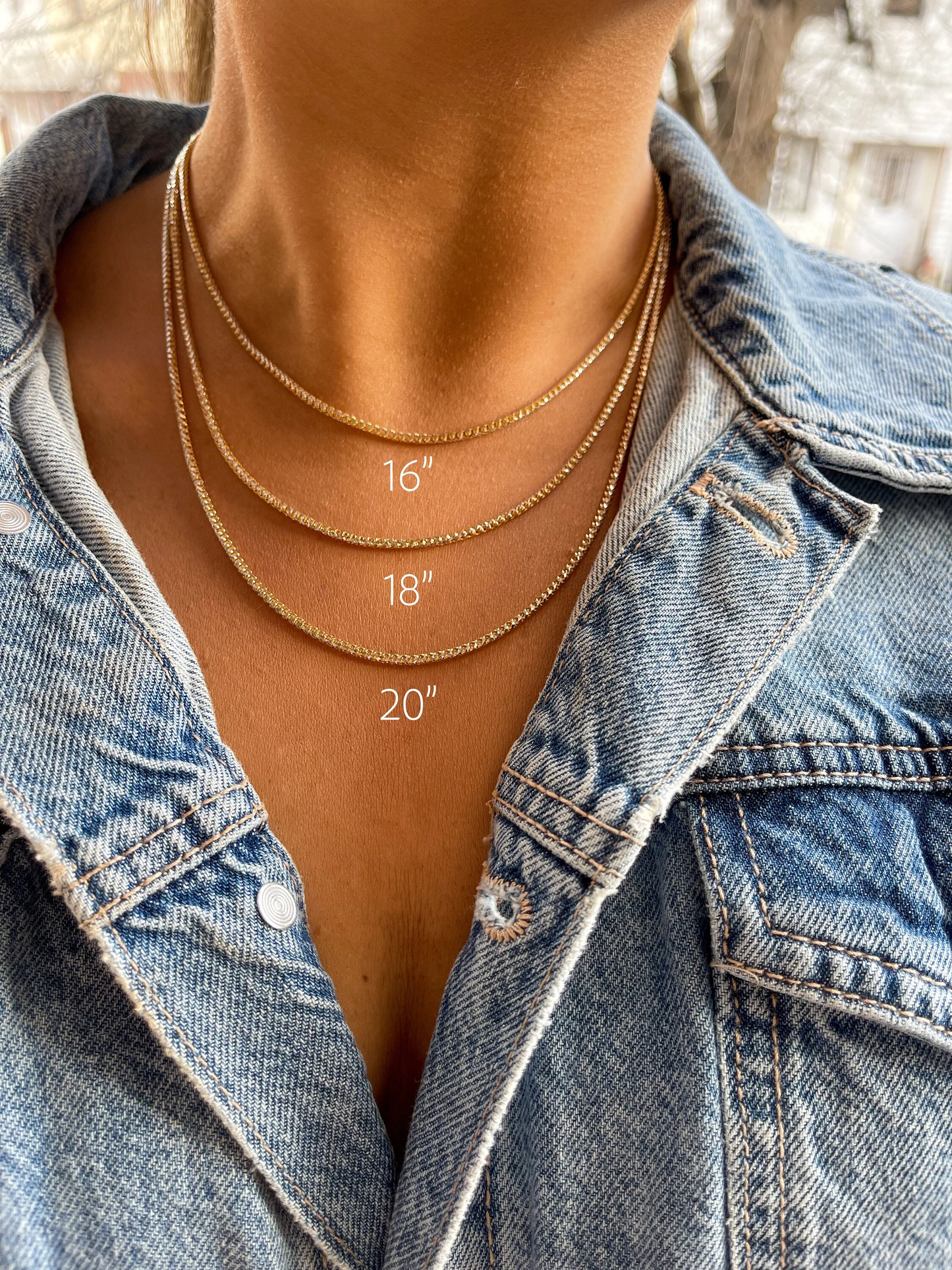 Trendy 14K Solid Gold Pineapple Chain • Solid Gold Chain